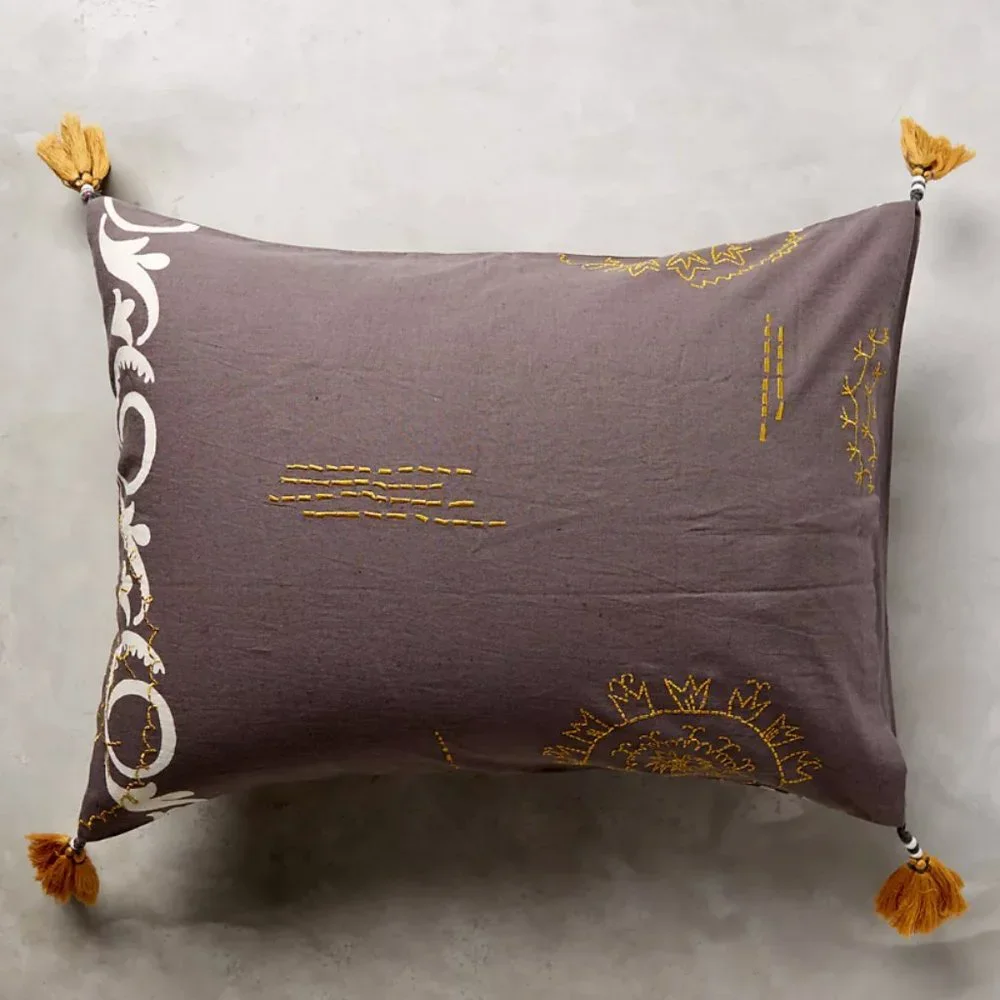 Anthropologie Twin Size Agata Duvet Cover and 2 Standard Pillow Shams